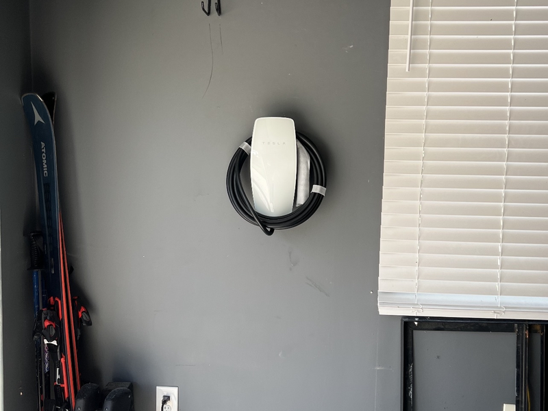 Level 2 Tesla Charger installation.